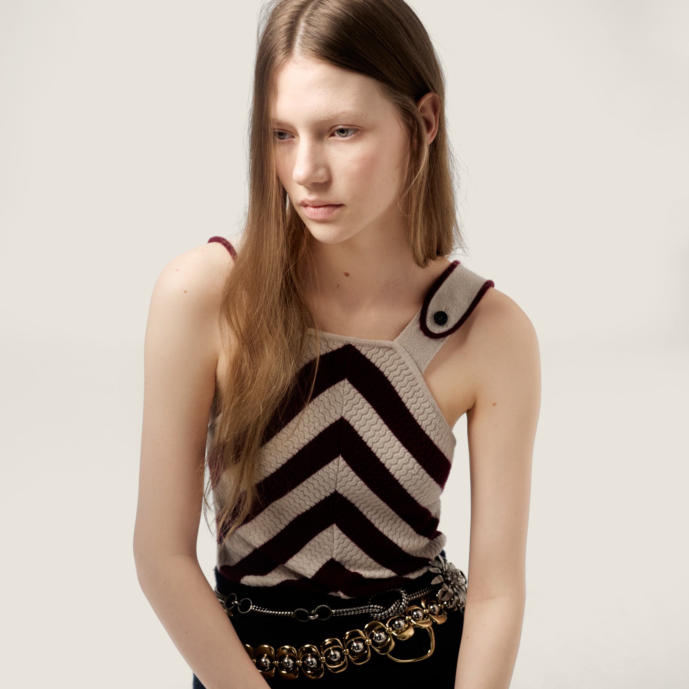 ウールxカシミア ジャンプスーツ - コレクションコレクション | ミュウ