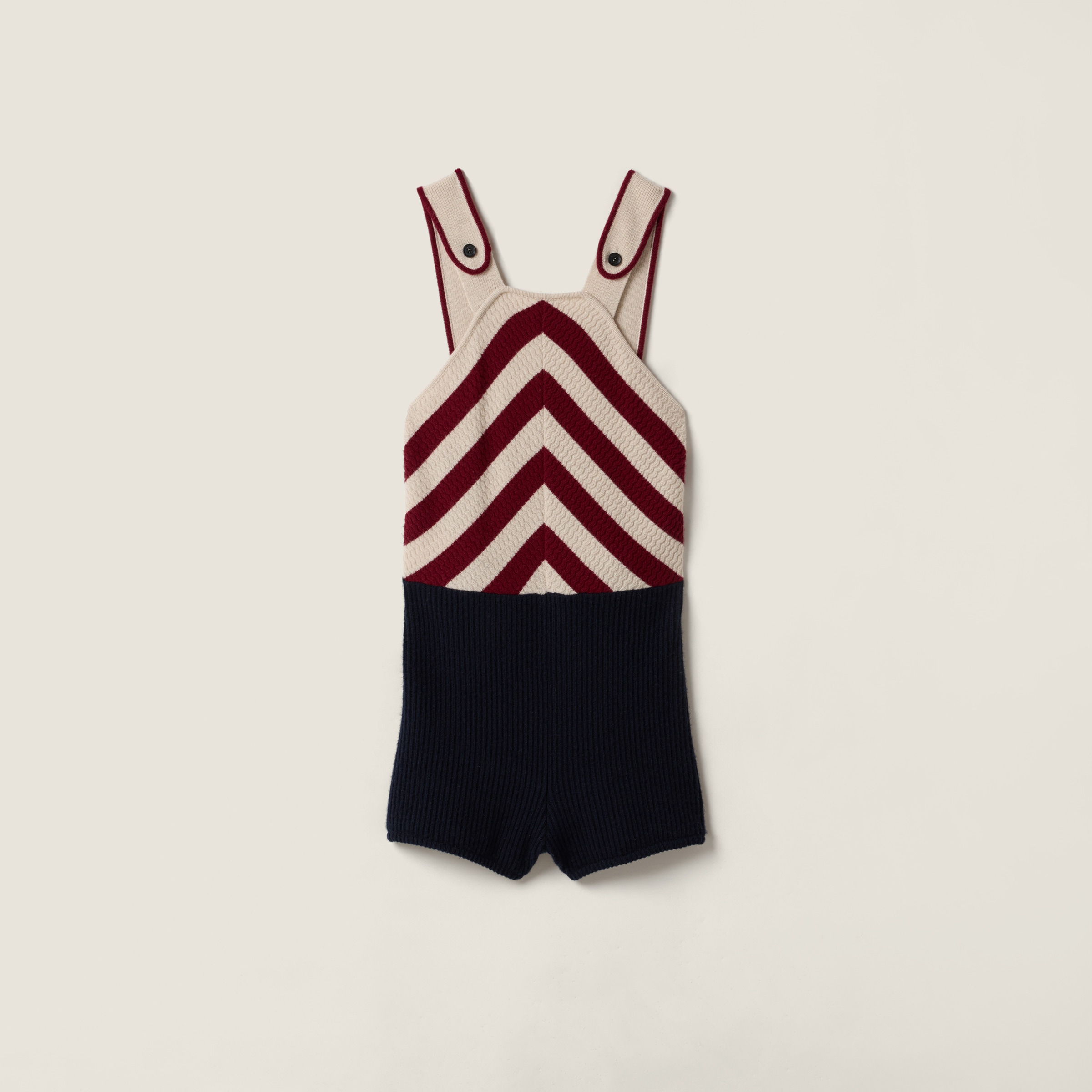 Wool and cashmere jump suit