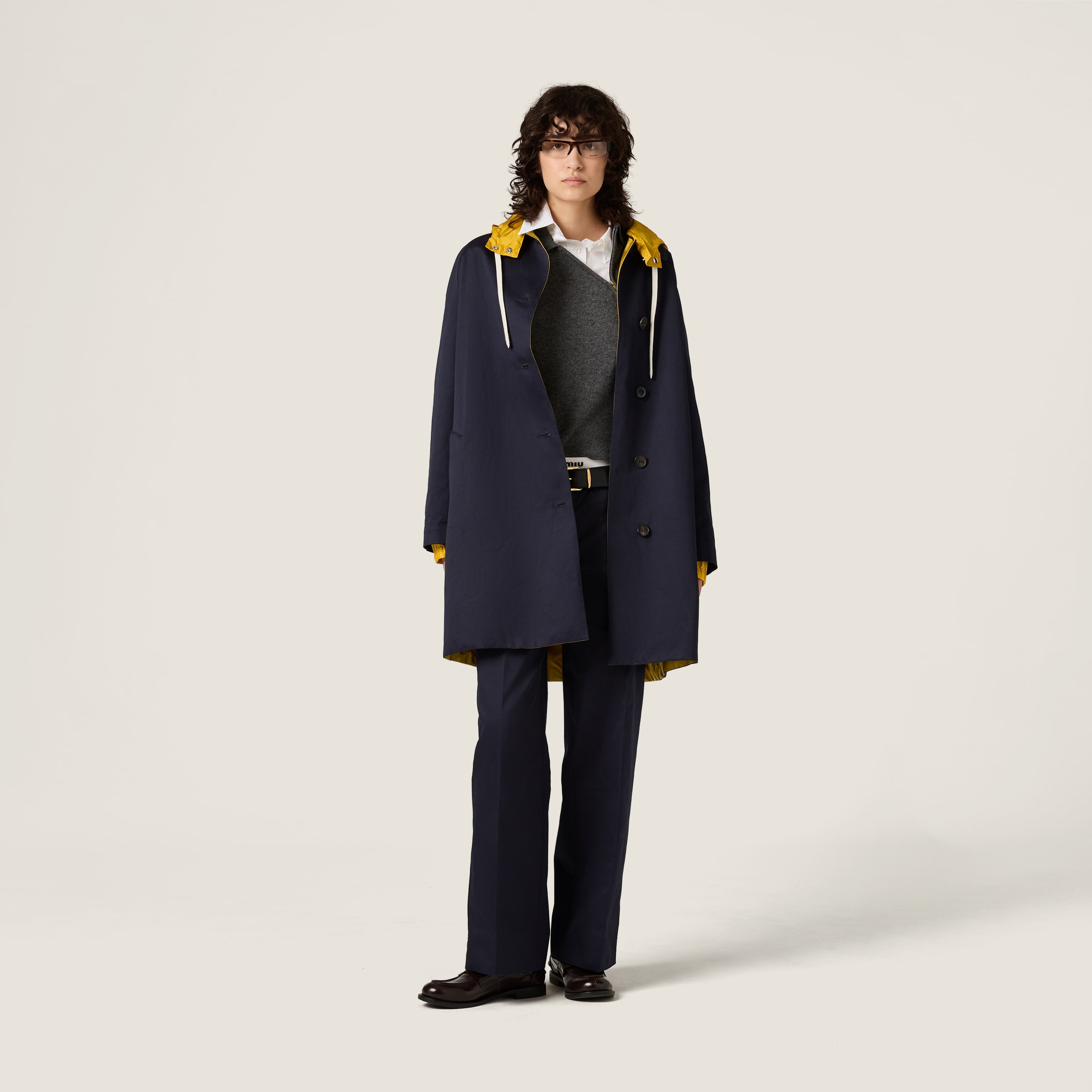 Miu Miu Chino Pants In Blue