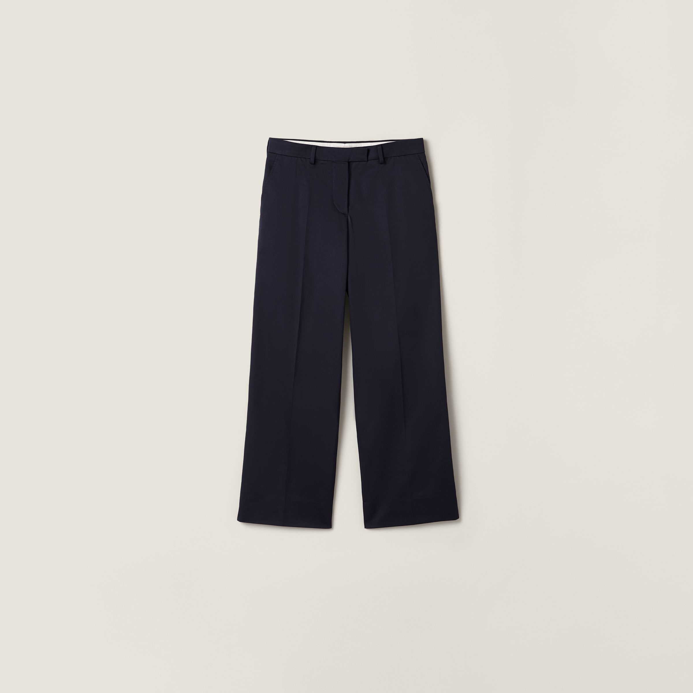 Miu Miu Chino Pants In Blue