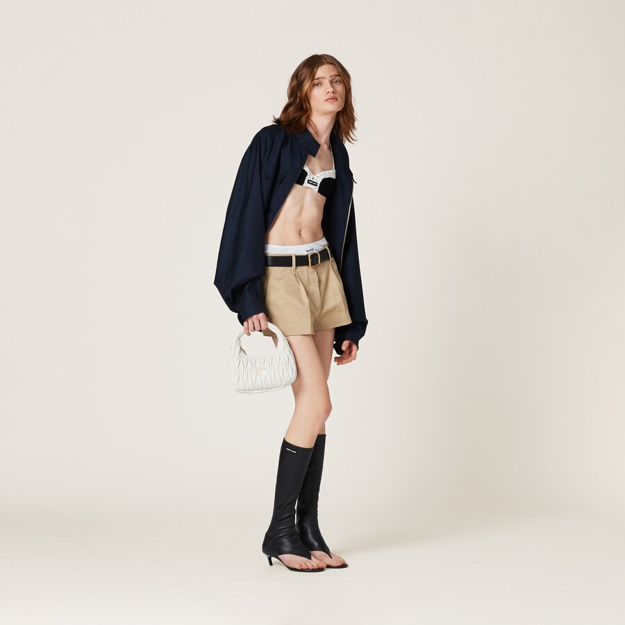 MIUMIU SHORT-SLEEVE KNIT TOP STYLE 381 main image 0
