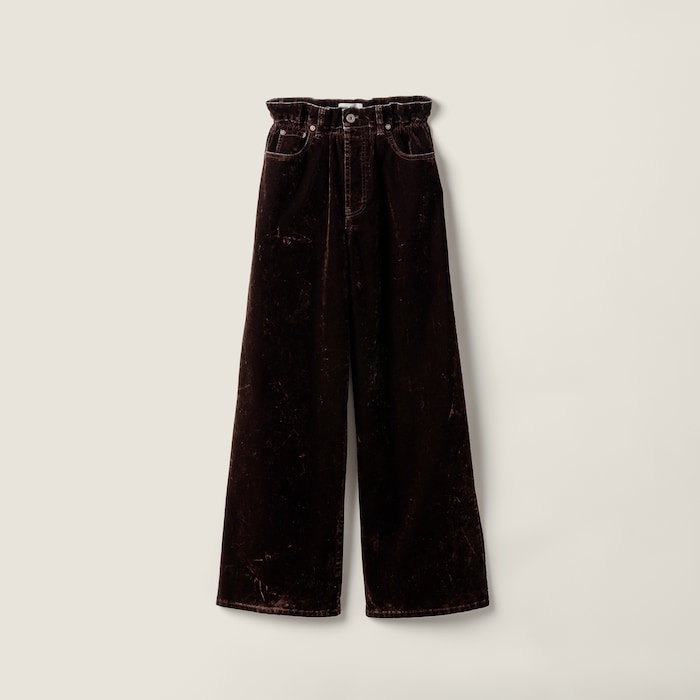 Designer Shorts and Pants For Women | Miu Miu