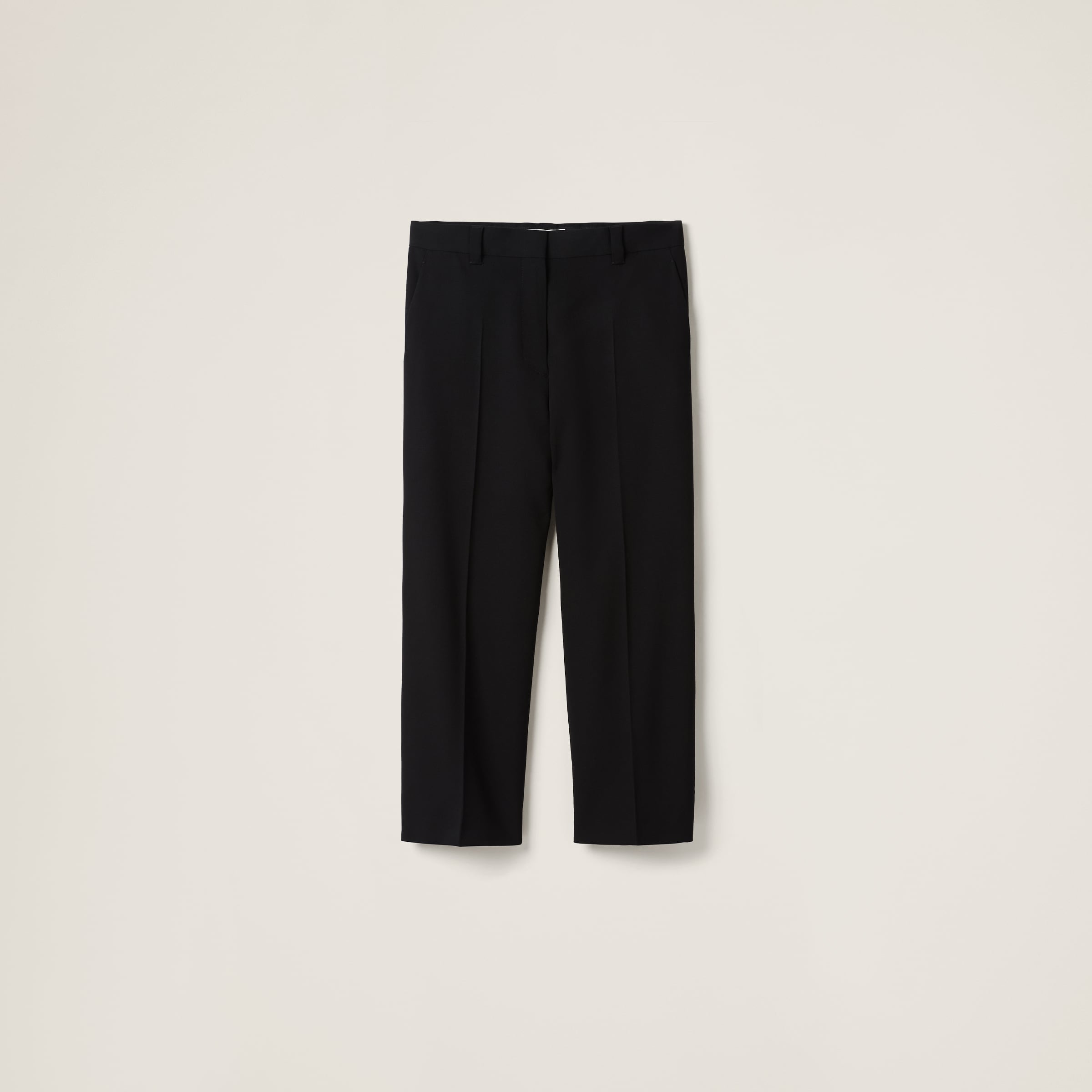 【送料&関税込】Miu Miu Black Stretch Grain De Poudre Pant Miu Miu Black Stretch Grain De Poudre Pant | ModeSens