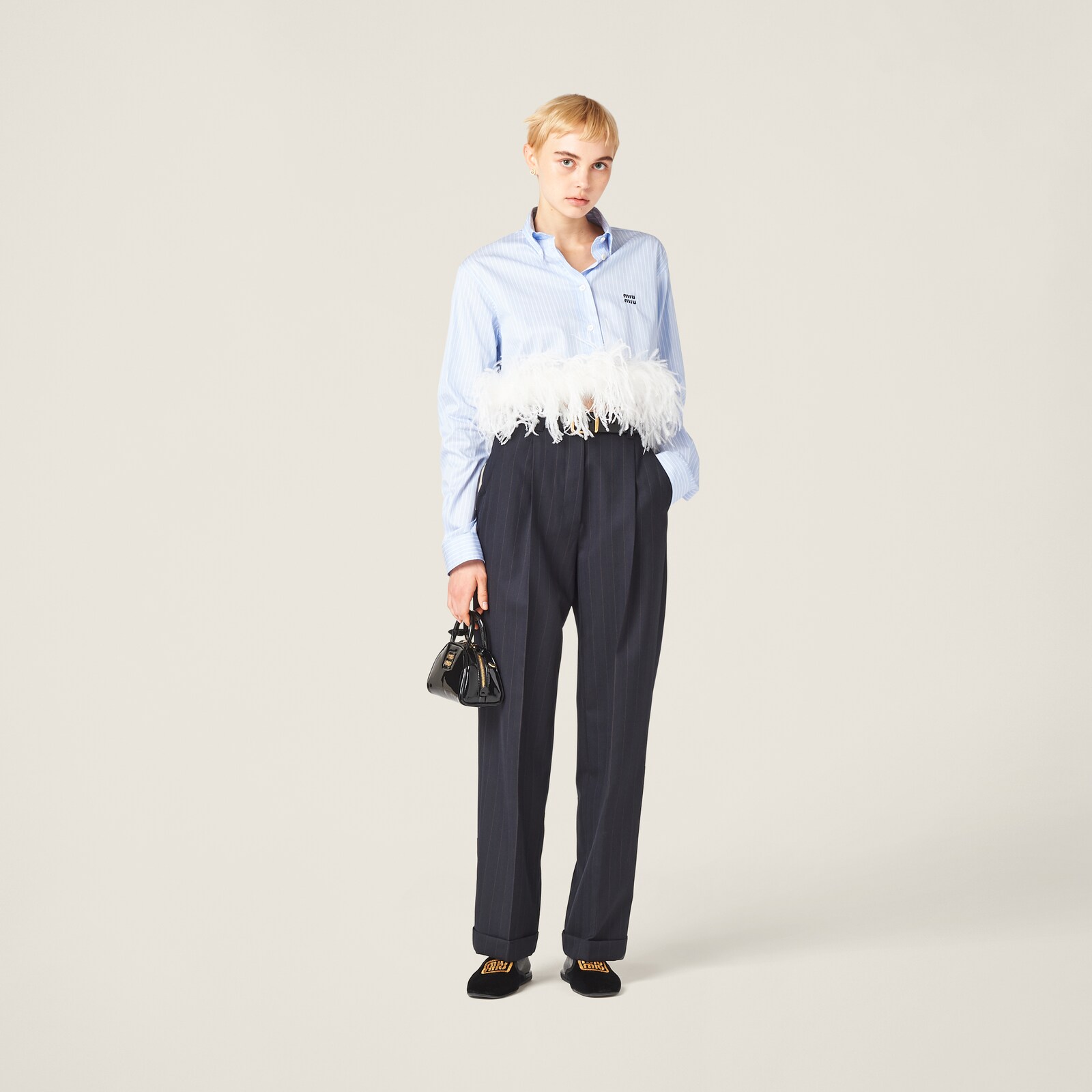 Miu Miu Brown Tailored Pants
