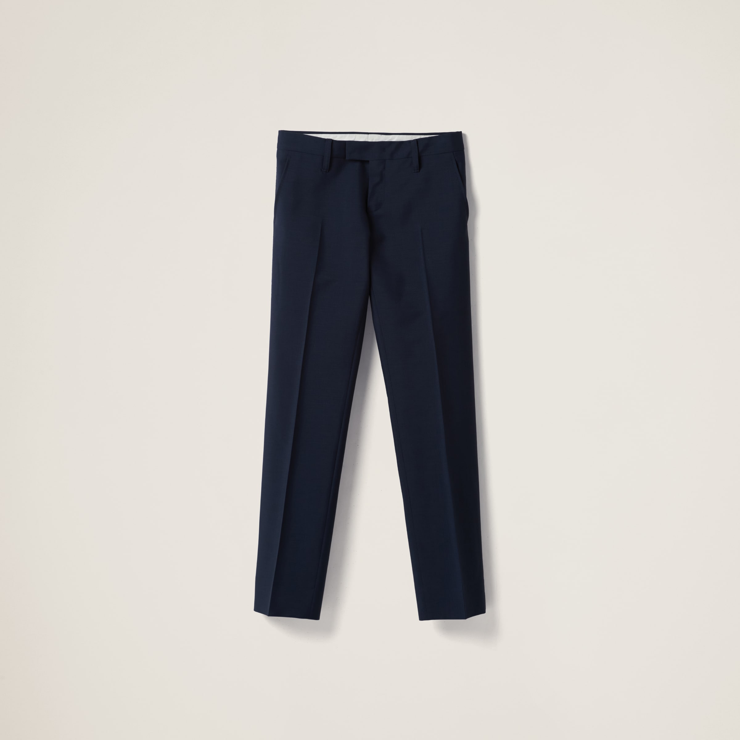 Miumiu Mohair Trousers In Navy