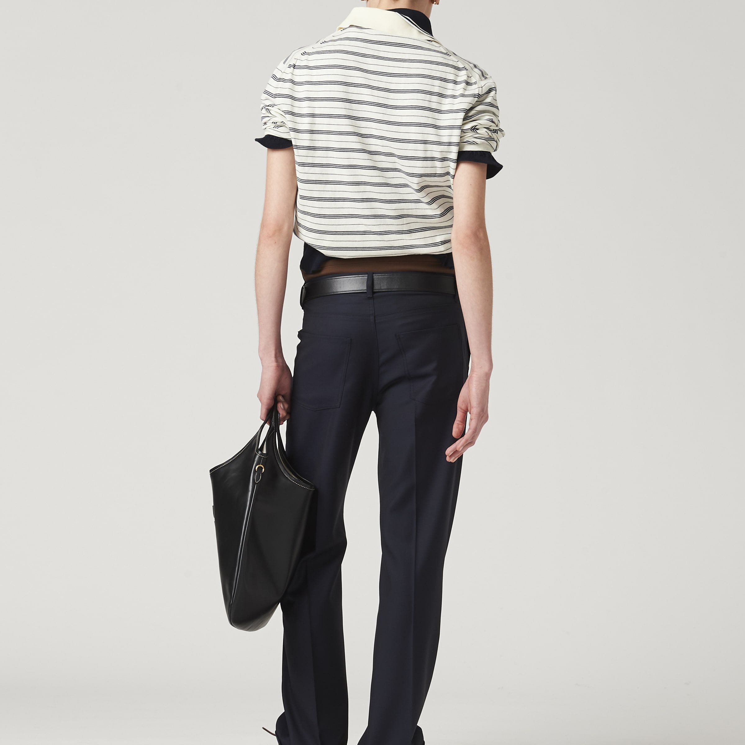 Navy Batavia Pants | Miu Miu