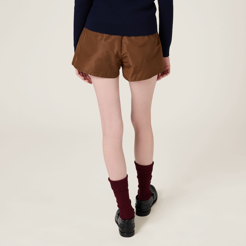 Technical fabric shorts