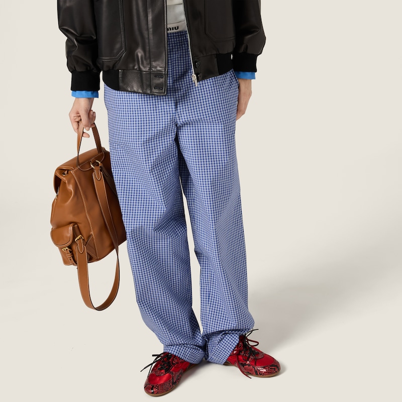 Pantalon de pyjama à carreaux