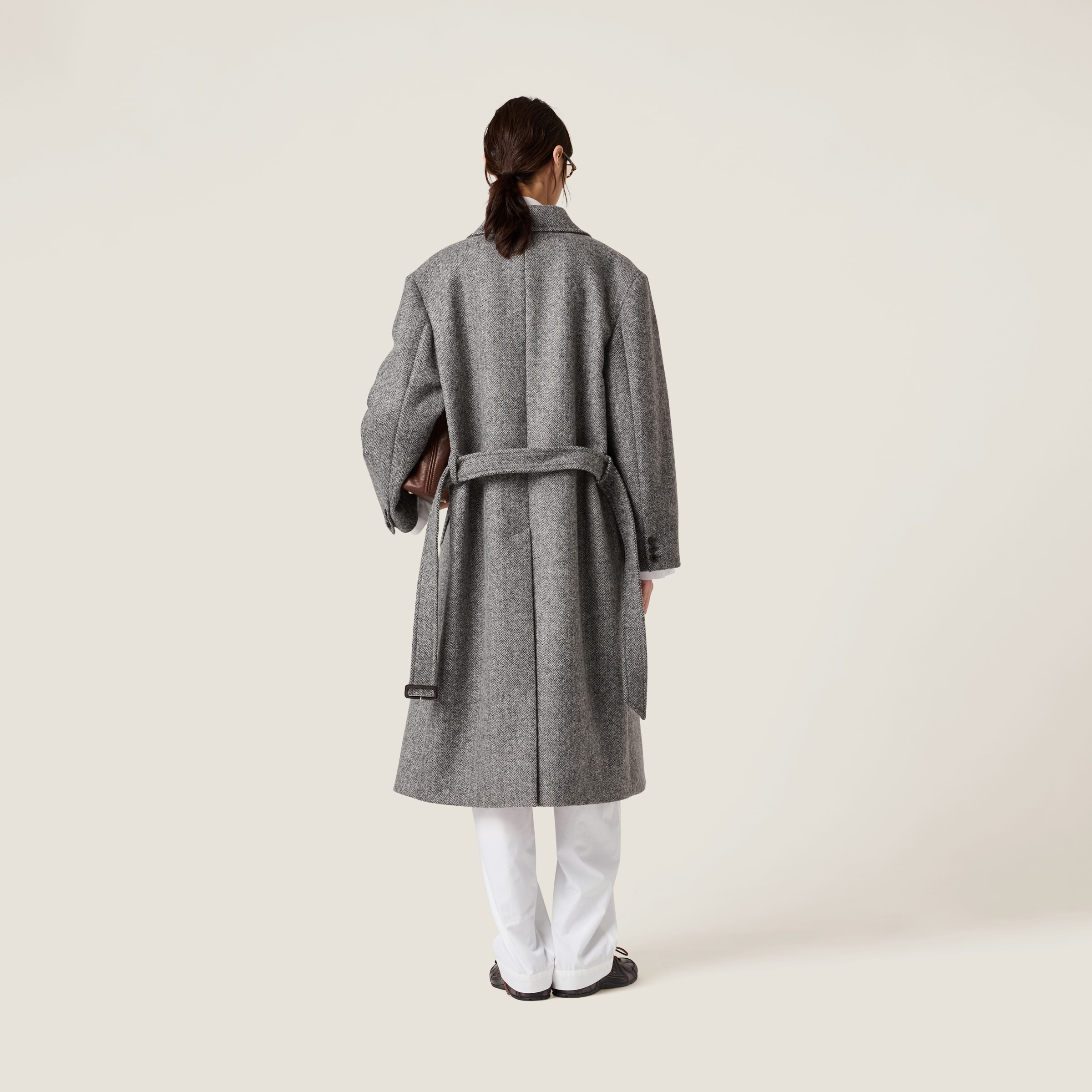 【関税&送料込】Miu Miu White Poplin Pyjama Pant White Poplin Pajama Pants | Miu Miu