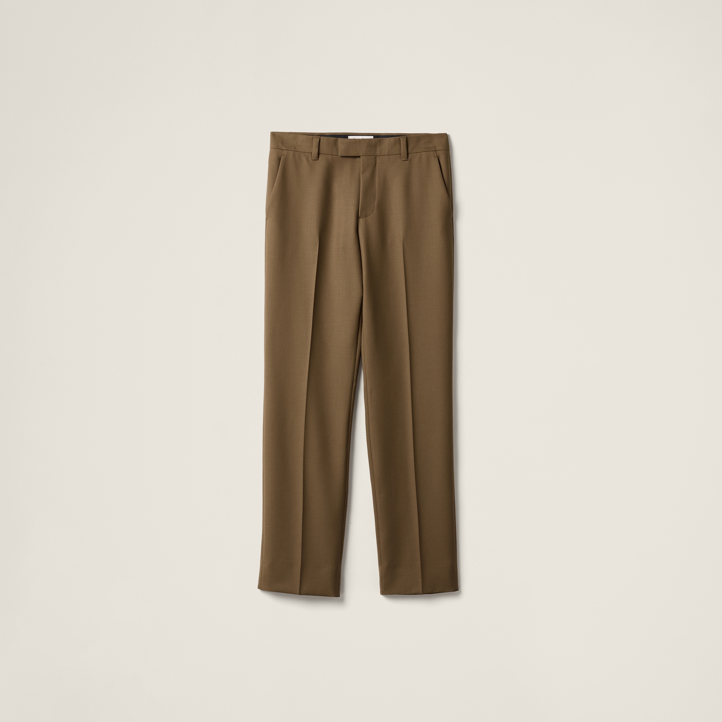 Miu Miu Gabardine Pants In Tundra