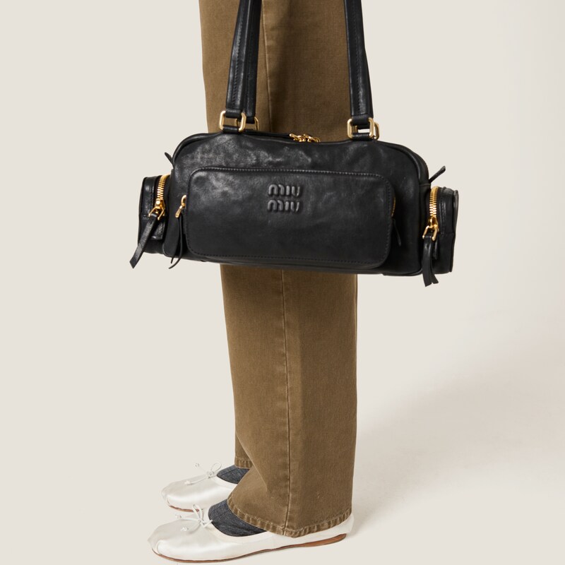 Pantalon en gabardine teint en pièce