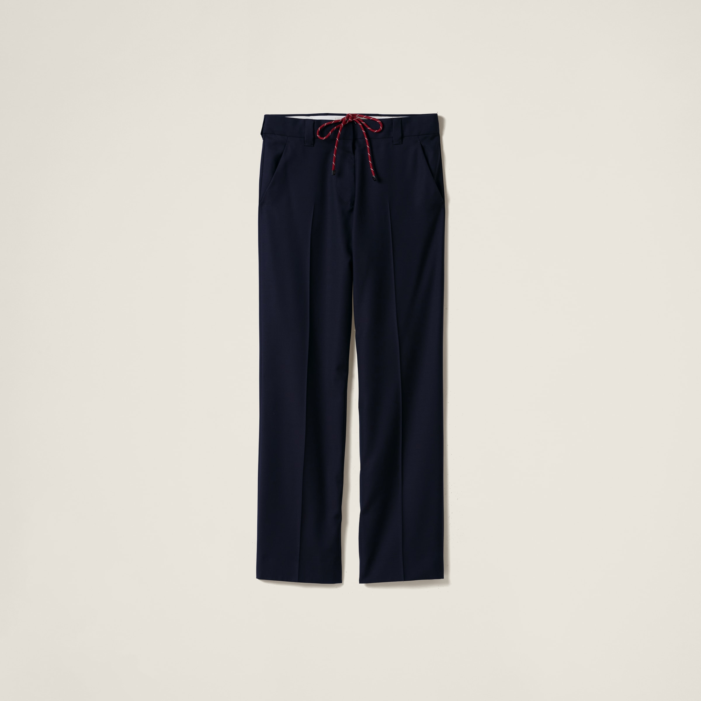 パンツ MiuMiu Midnight blue batavia pant (MP1804SOOO11AD F0008) Navy Batavia Pants | Miu Miu