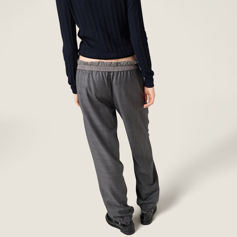 Jogging à carreaux Prince de Galles