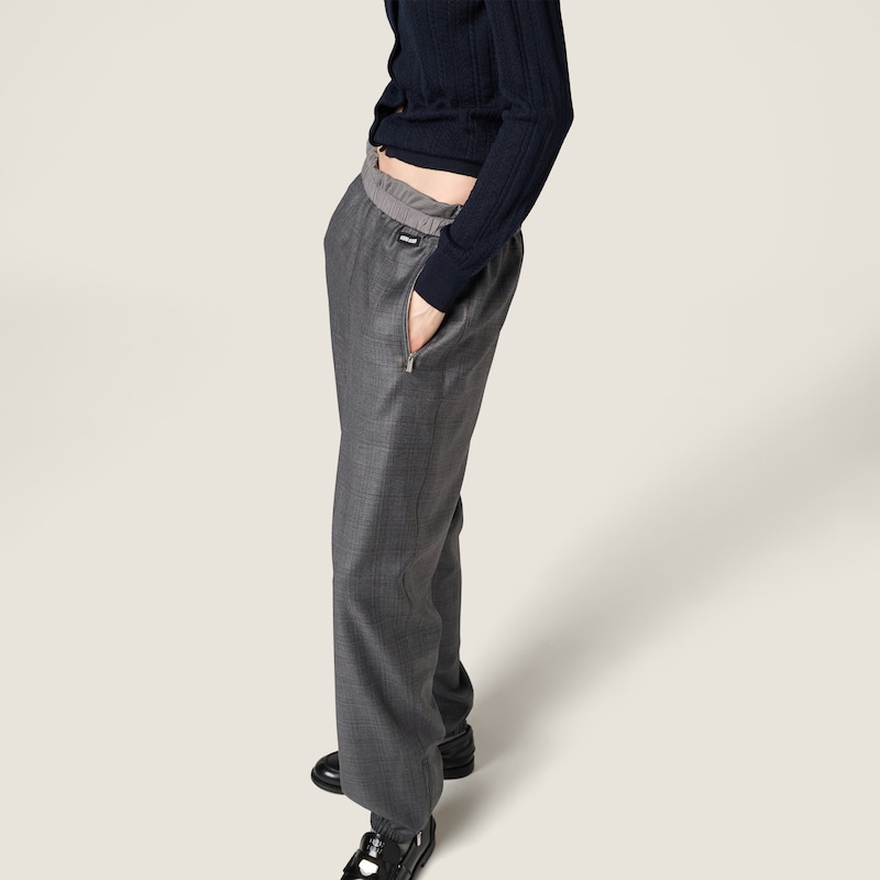 Jogging à carreaux Prince de Galles