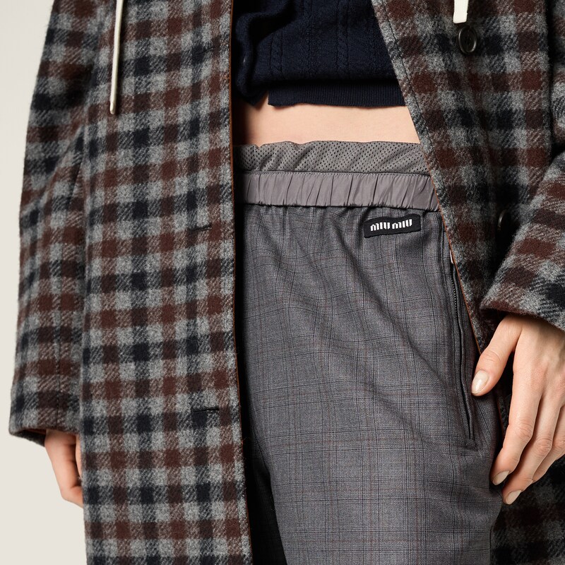 Jogging à carreaux Prince de Galles