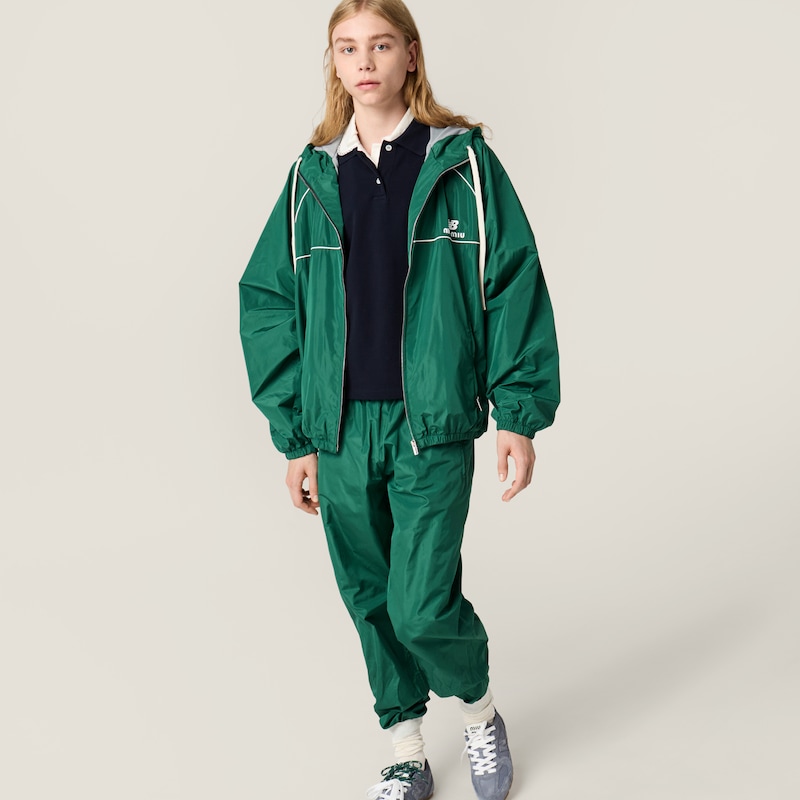 科技府绸慢跑裤