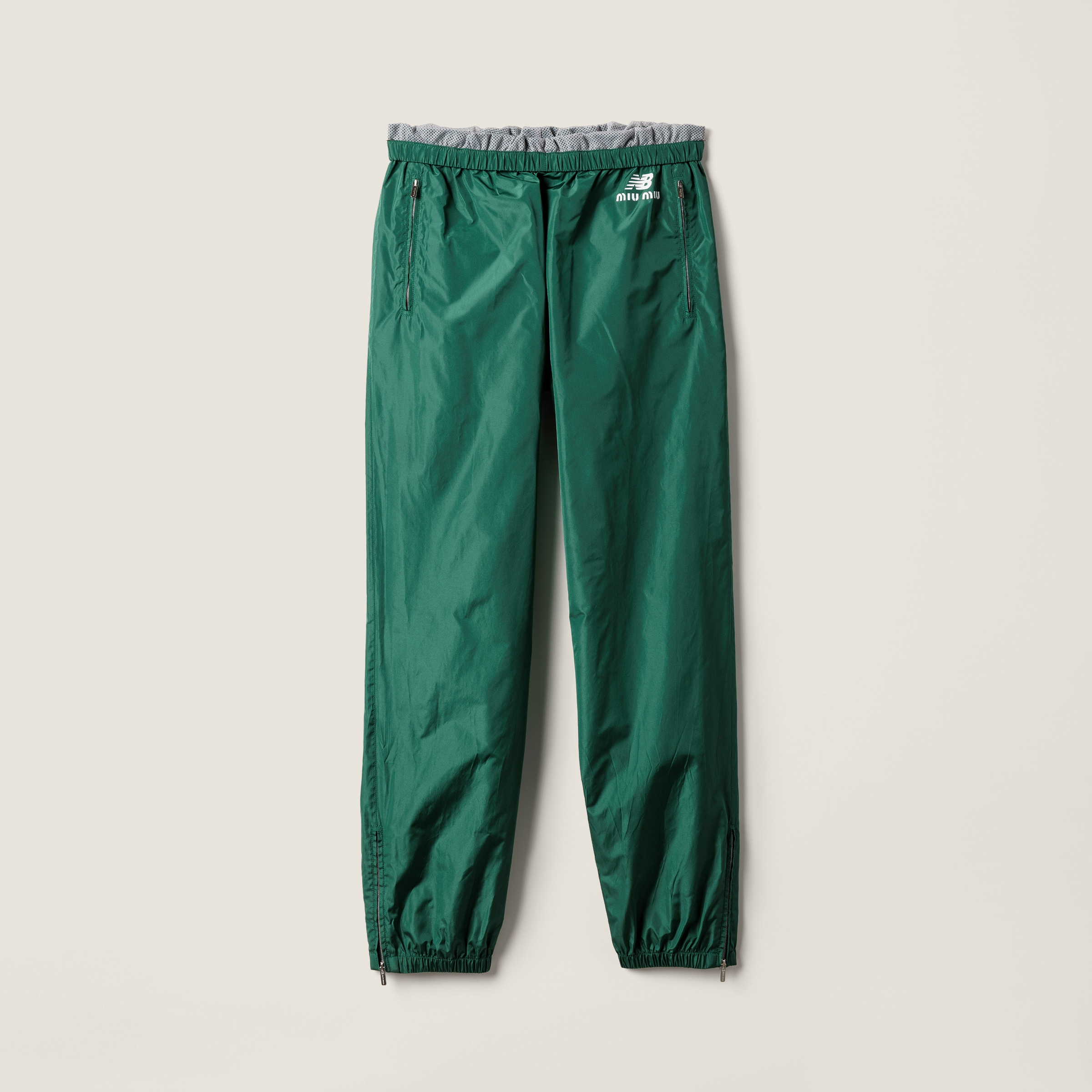 Technical poplin joggers