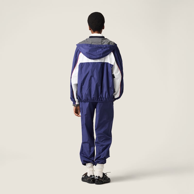 Pantaloni in popeline tec