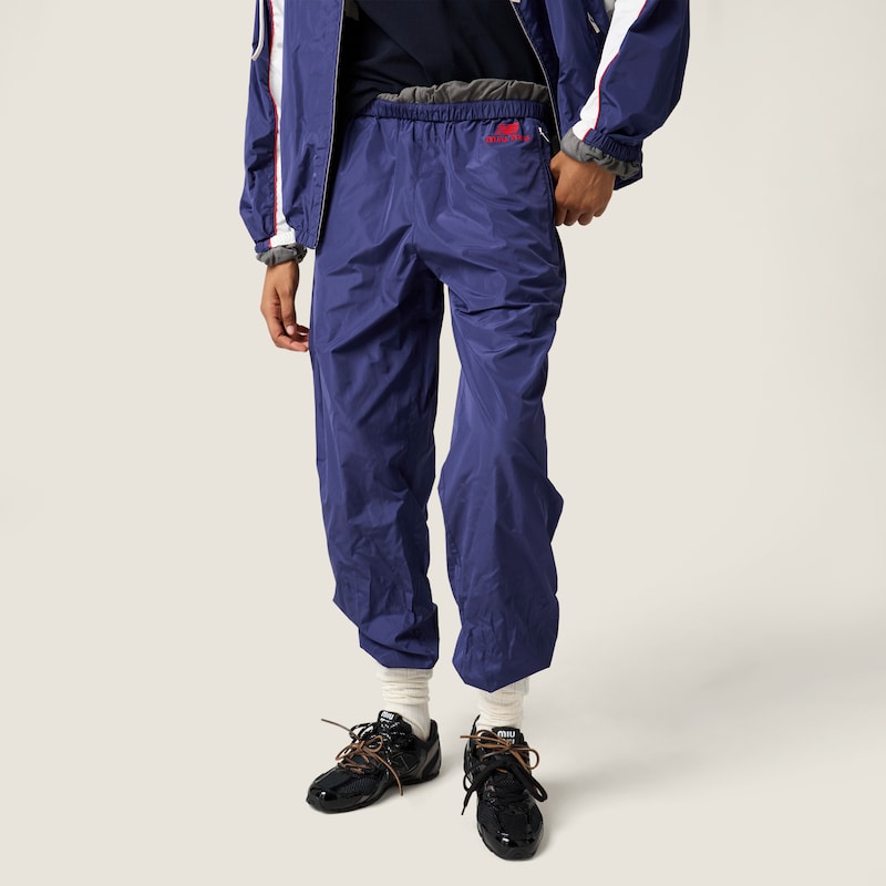 Pantaloni in popeline tec