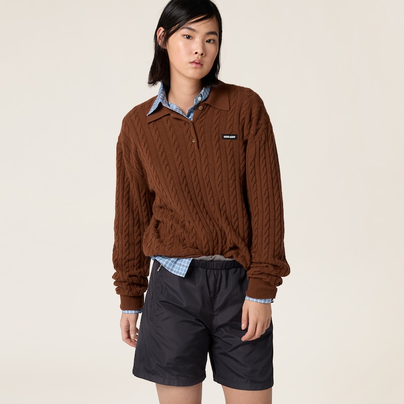 Technical silk Bermudas