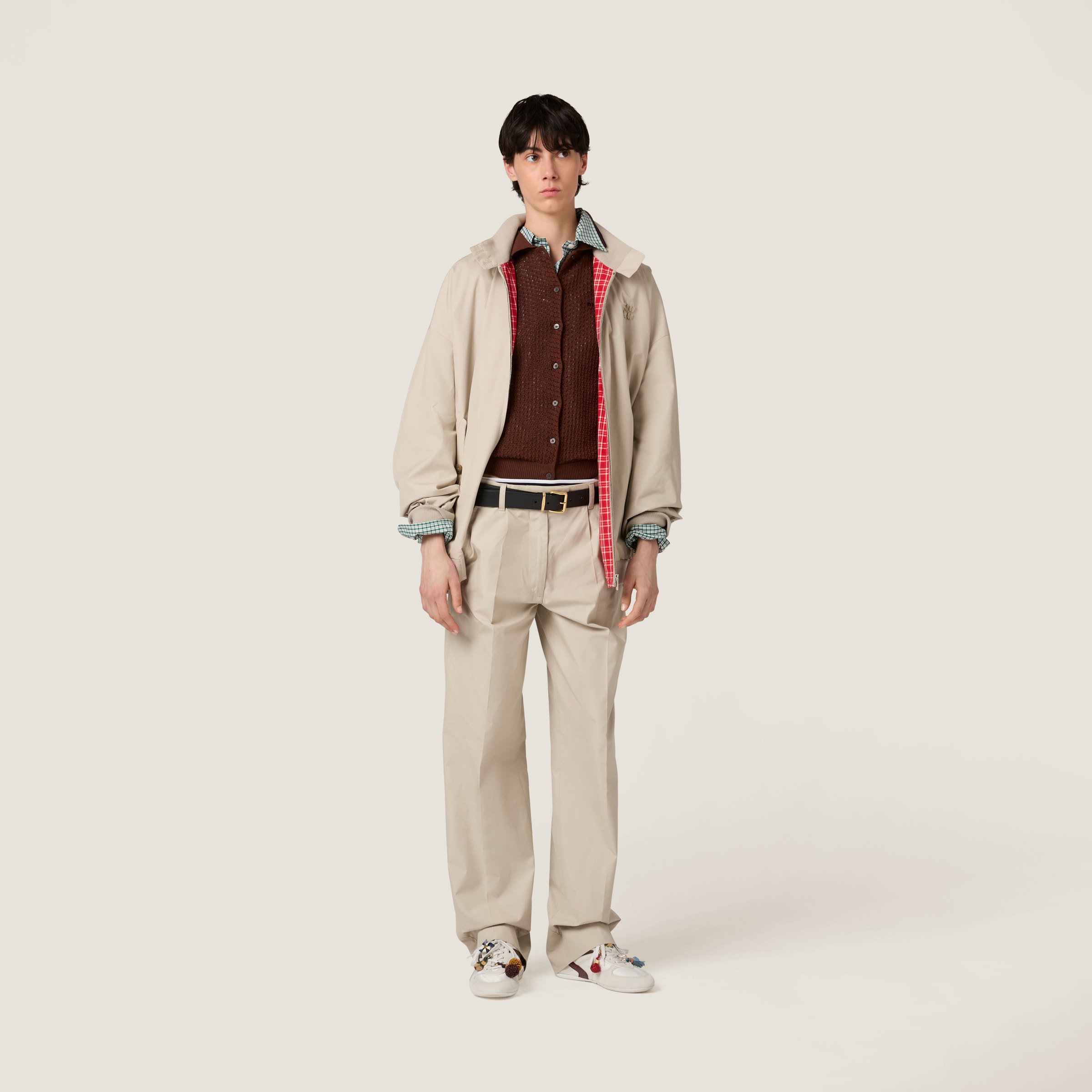 Miu Miu Panama Cotton Pants