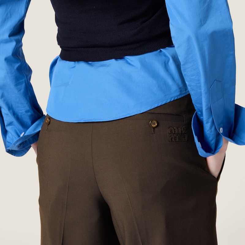 スーパーファイン ウール パンツ