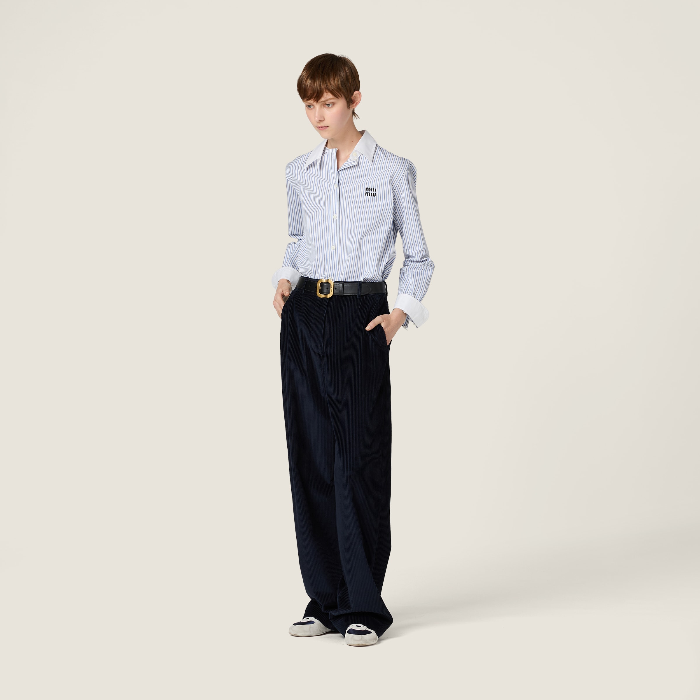 Pants And Shorts For Women | Miu Miu