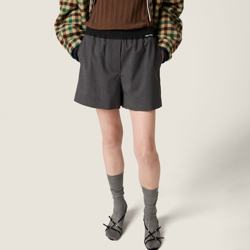 Wool shorts