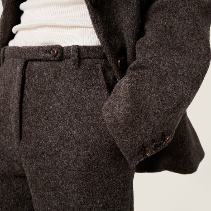 Light Shetland wool pants