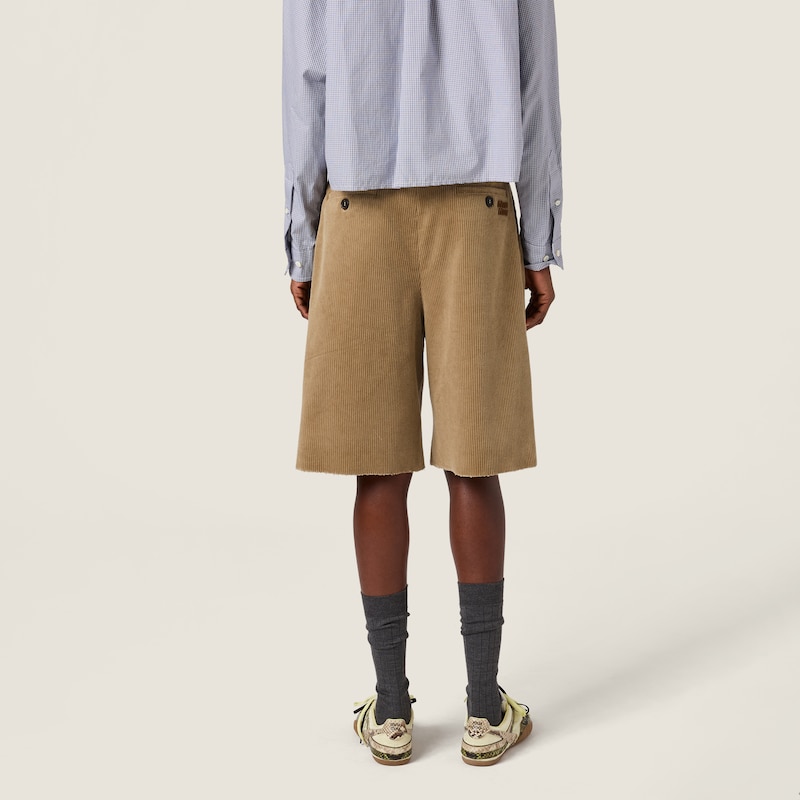 Corduroy shorts