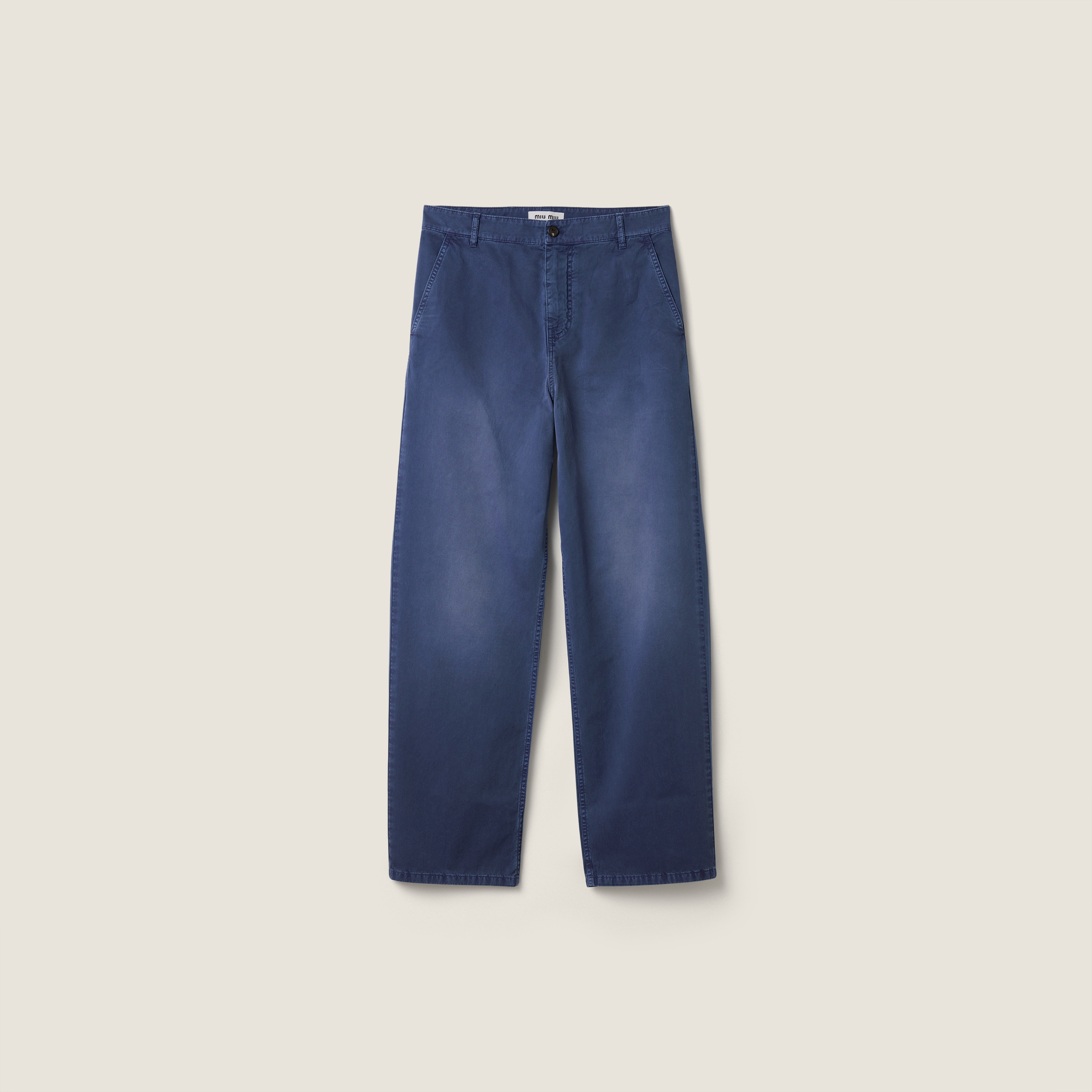 Garment-dyed twill pants from Miu Miu - $1,750