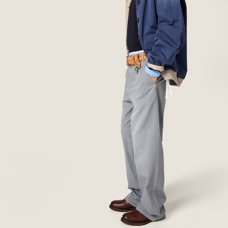 후염 트윌 팬츠