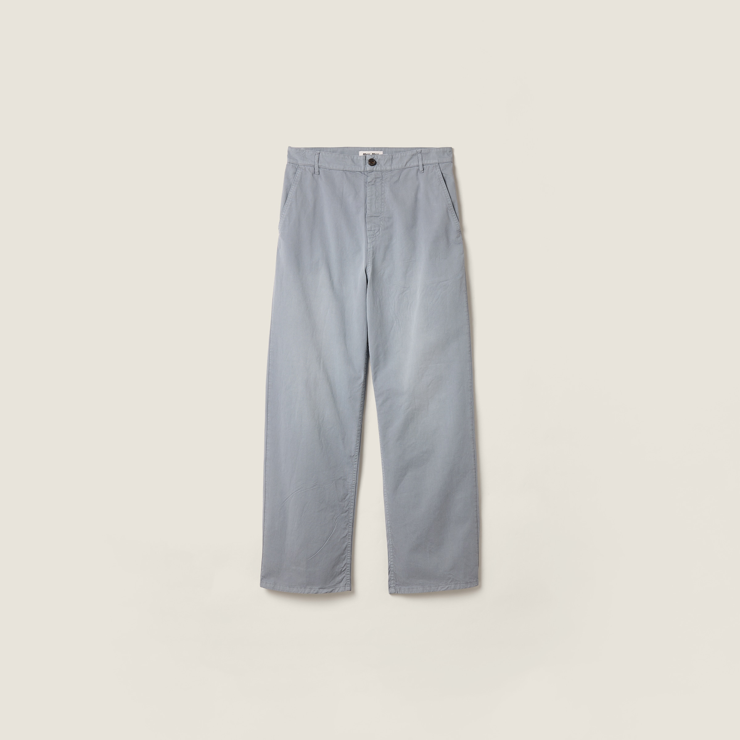 Garment-dyed twill pants from Miu Miu - $1,750