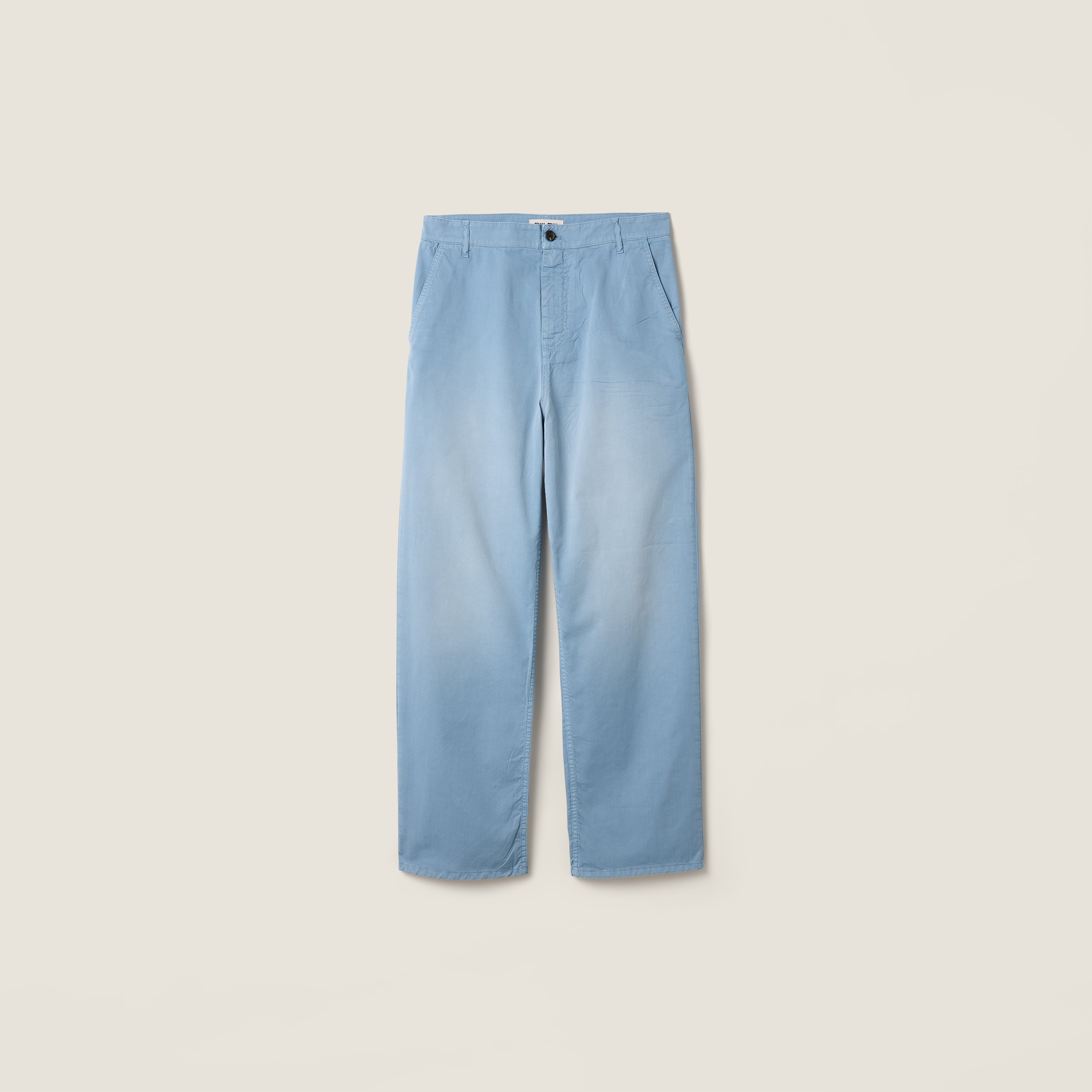 Garment-dyed twill pants from Miu Miu - $1,750