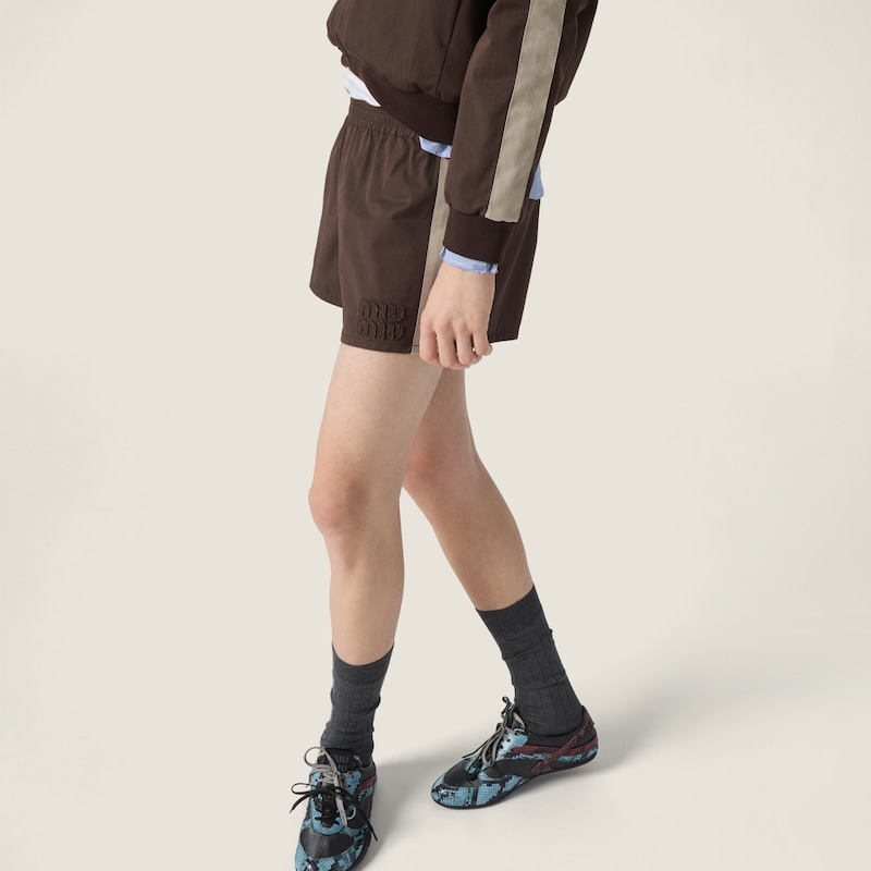 ウォッシュドツイル ショートパンツ