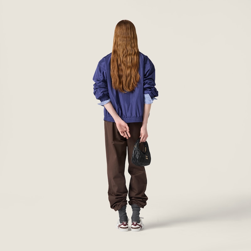 Washed twill joggers