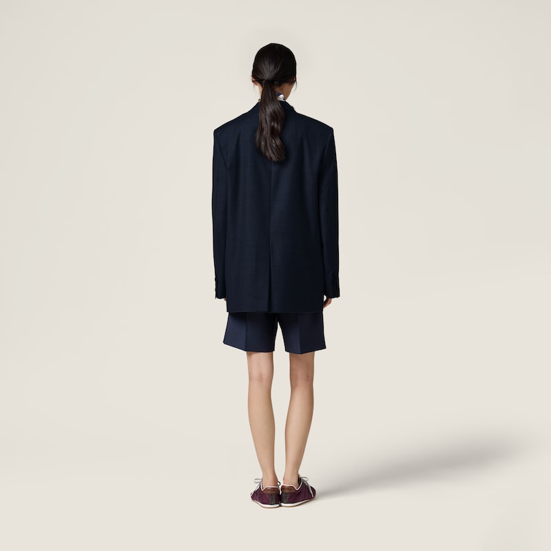 初剪马海毛百慕大短裤