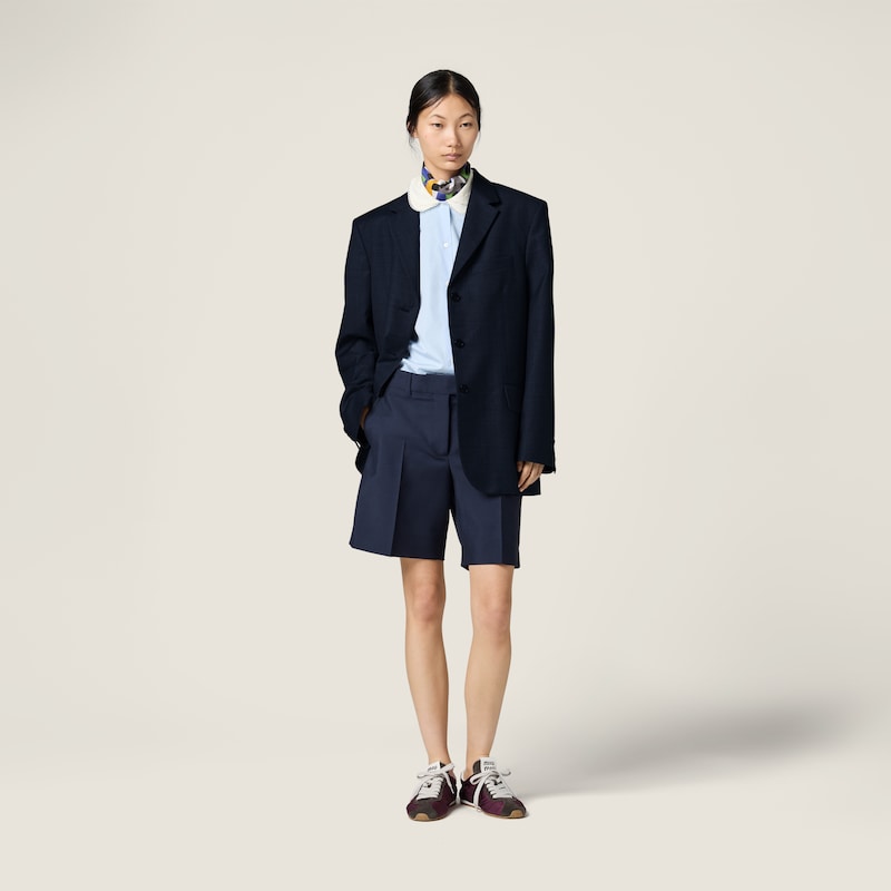 初剪马海毛百慕大短裤