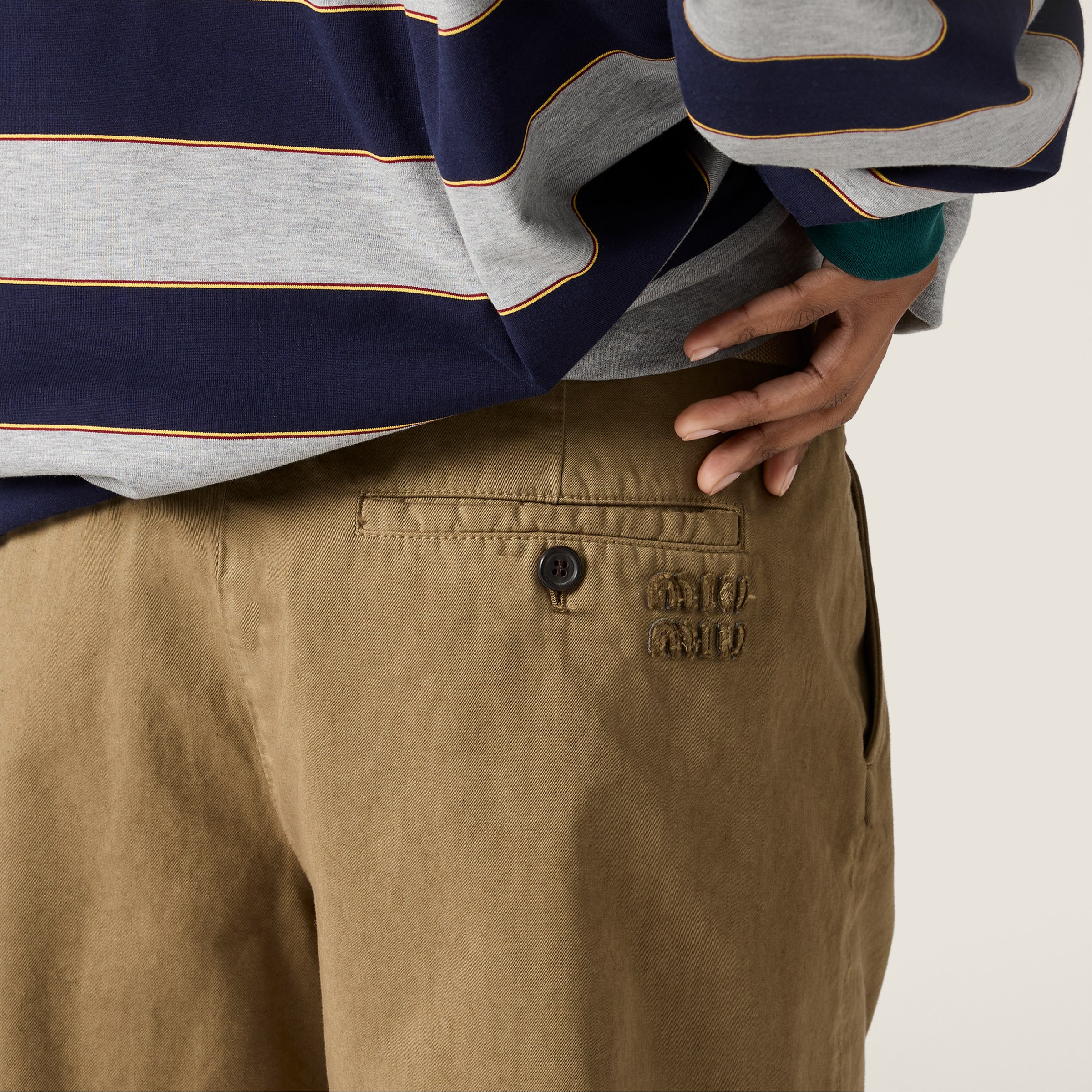 Old gabardine Bermudas - thumbnail 6