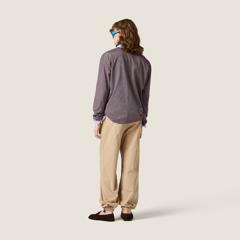 Washed Gabardine Trousers