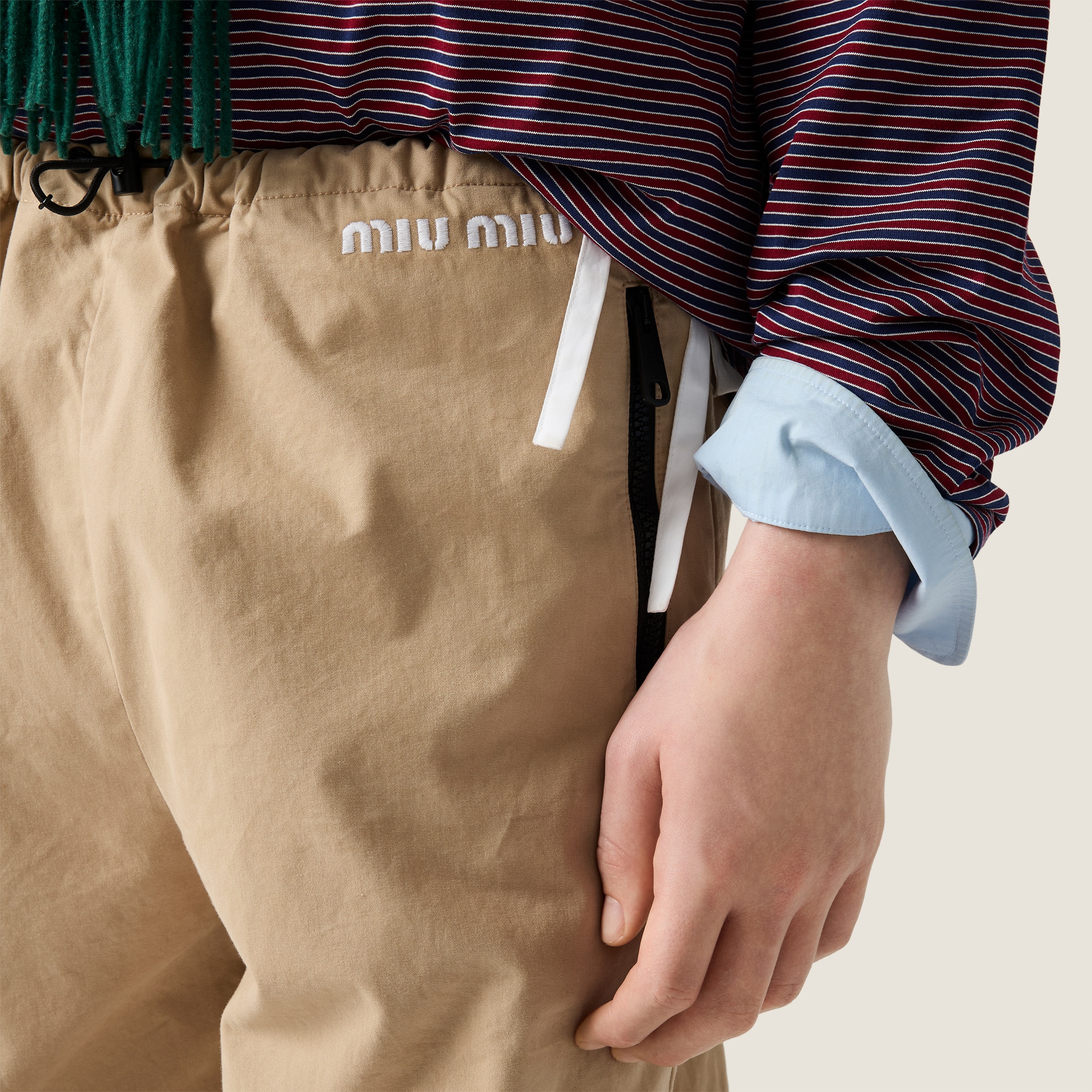 Washed Gabardine Trousers - thumbnail 4