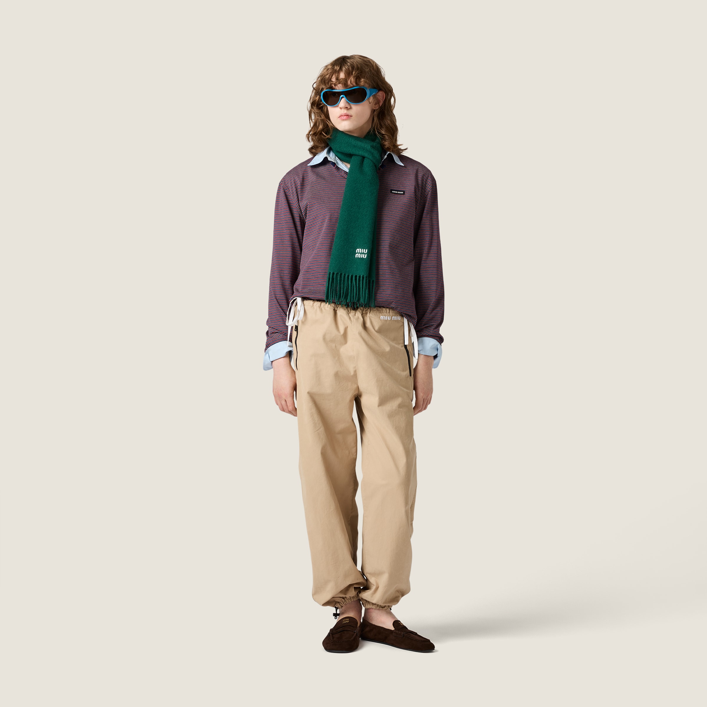 Washed Gabardine Trousers - thumbnail 2
