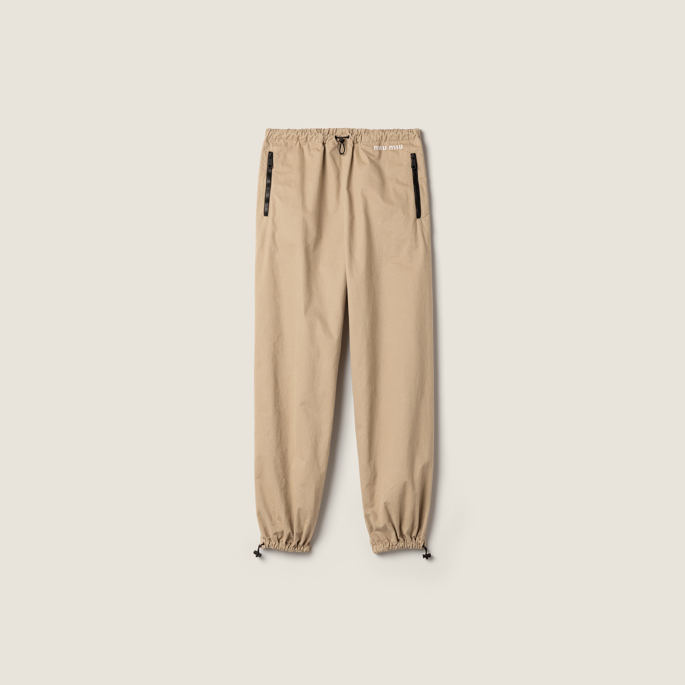Washed Gabardine Trousers
