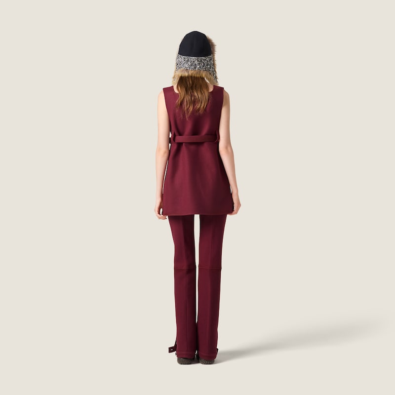 Pantalon en double laine