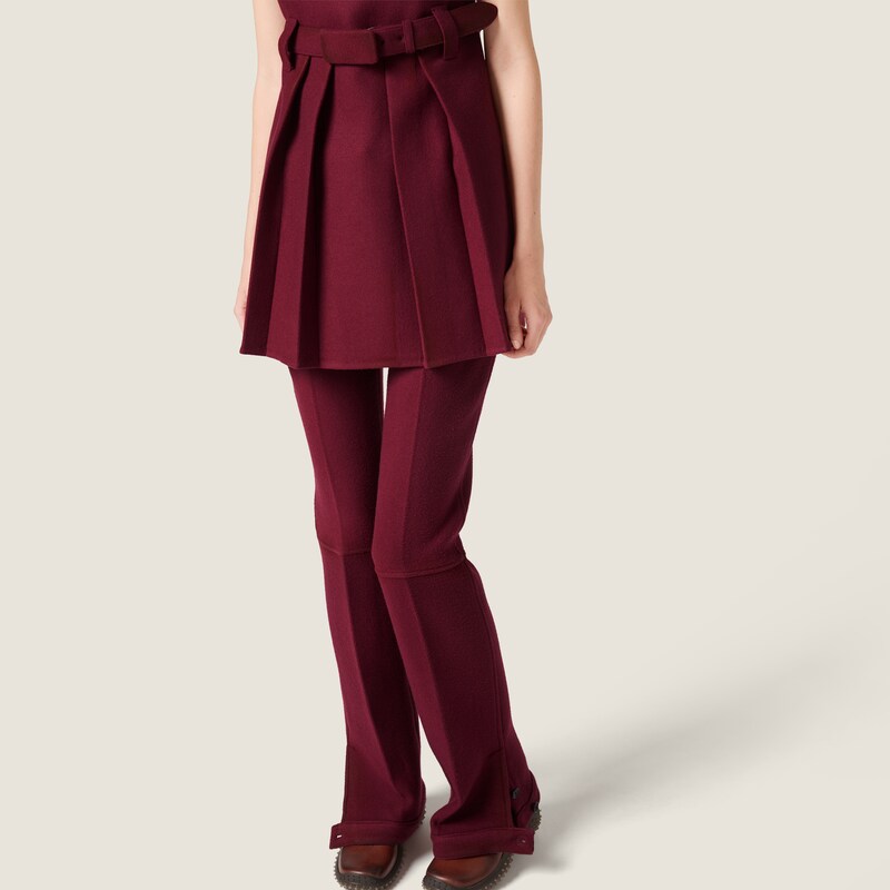 Pantalon en double laine