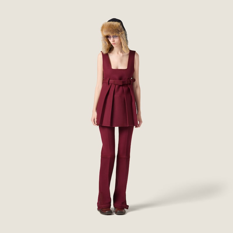 Pantalon en double laine