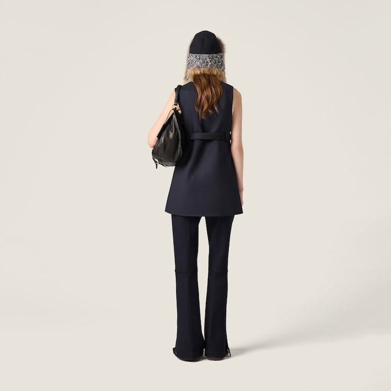 Pantalon en double laine
