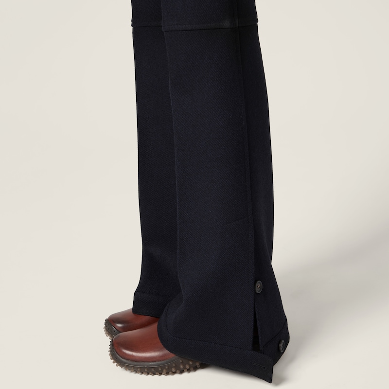 Pantalon en double laine