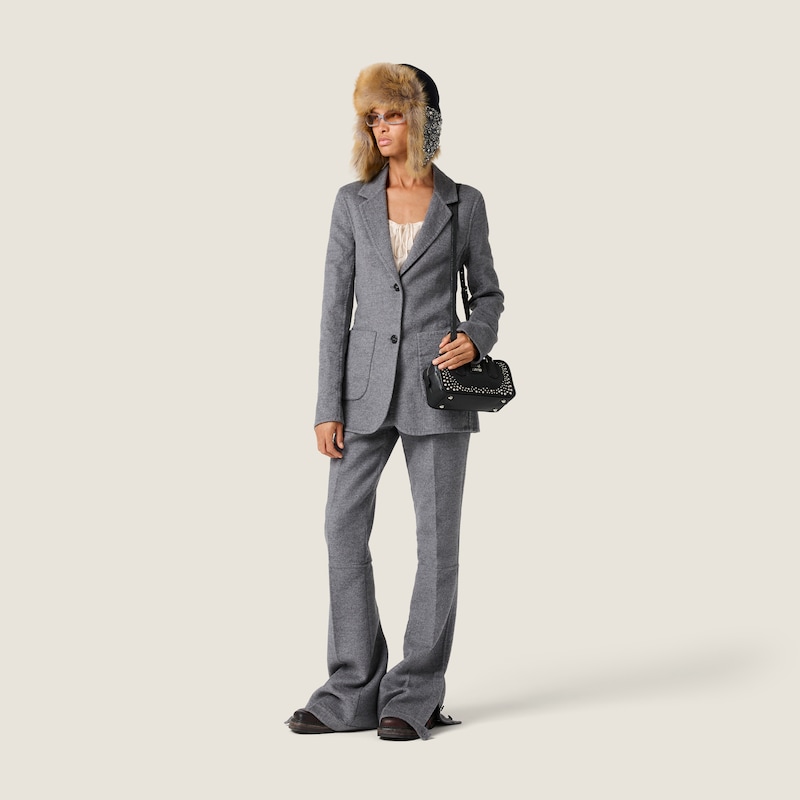 Pantalon en double laine