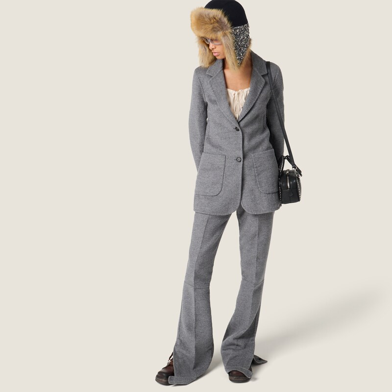 Pantalon en double laine
